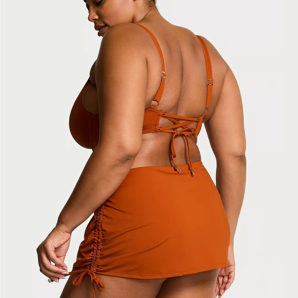 VICTORIA'S SECRET SWIM New 
Essential Ruched Swim Skirt‎ - Image 3