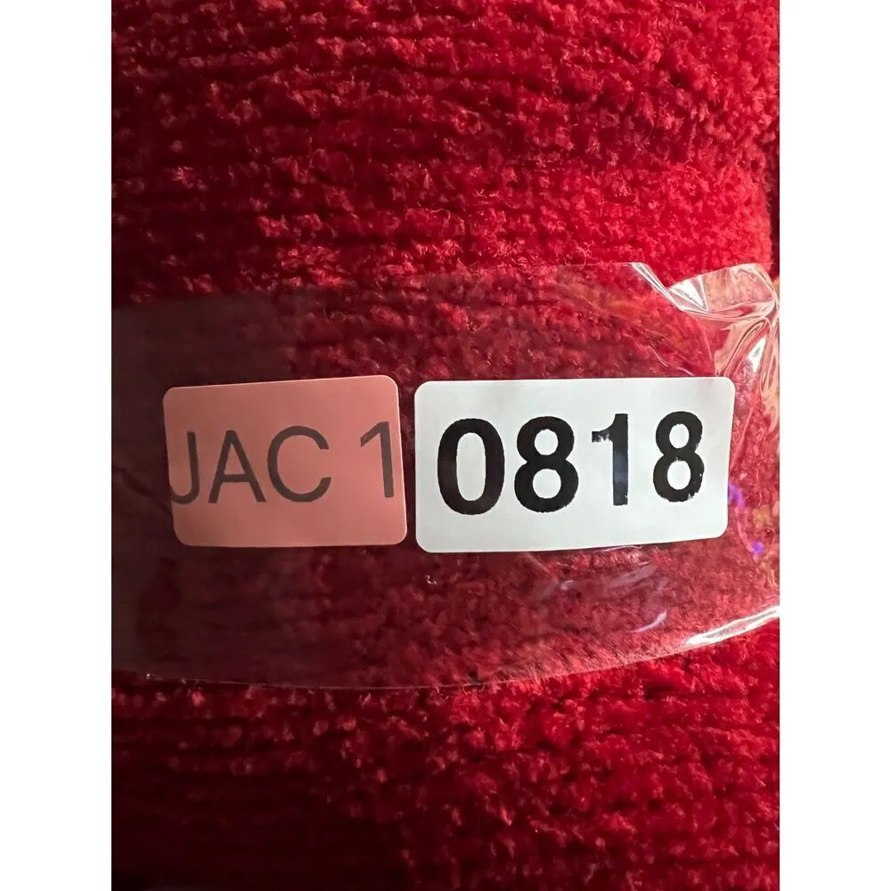 Red cozy sweater Women's cardigan Large zipped romantic casual fresh luxury L. - Image 10