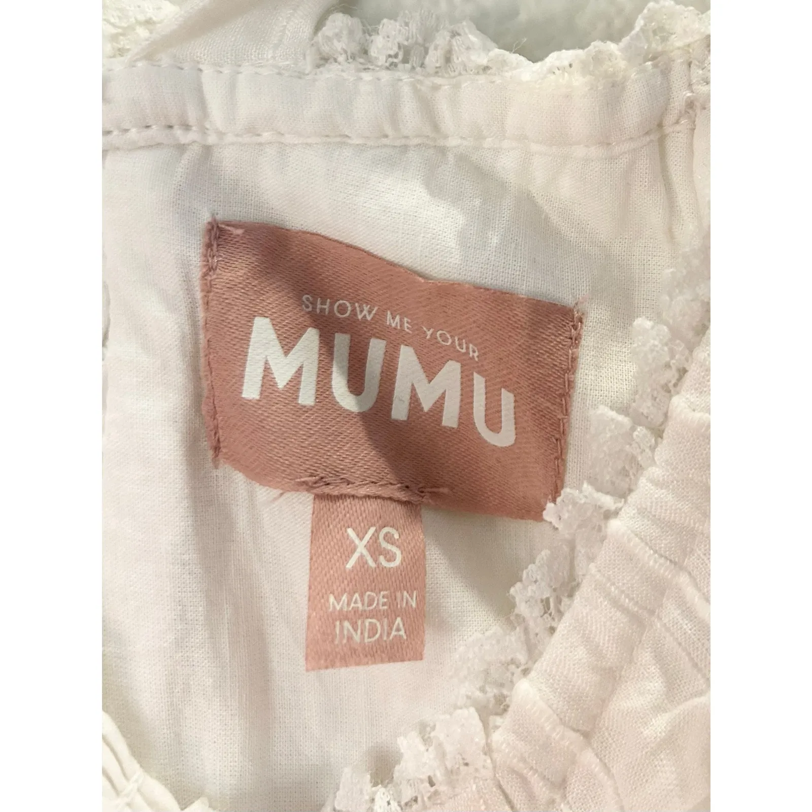 Show Me Your Mumu Regal Cotton Romper in White XS - Image 9