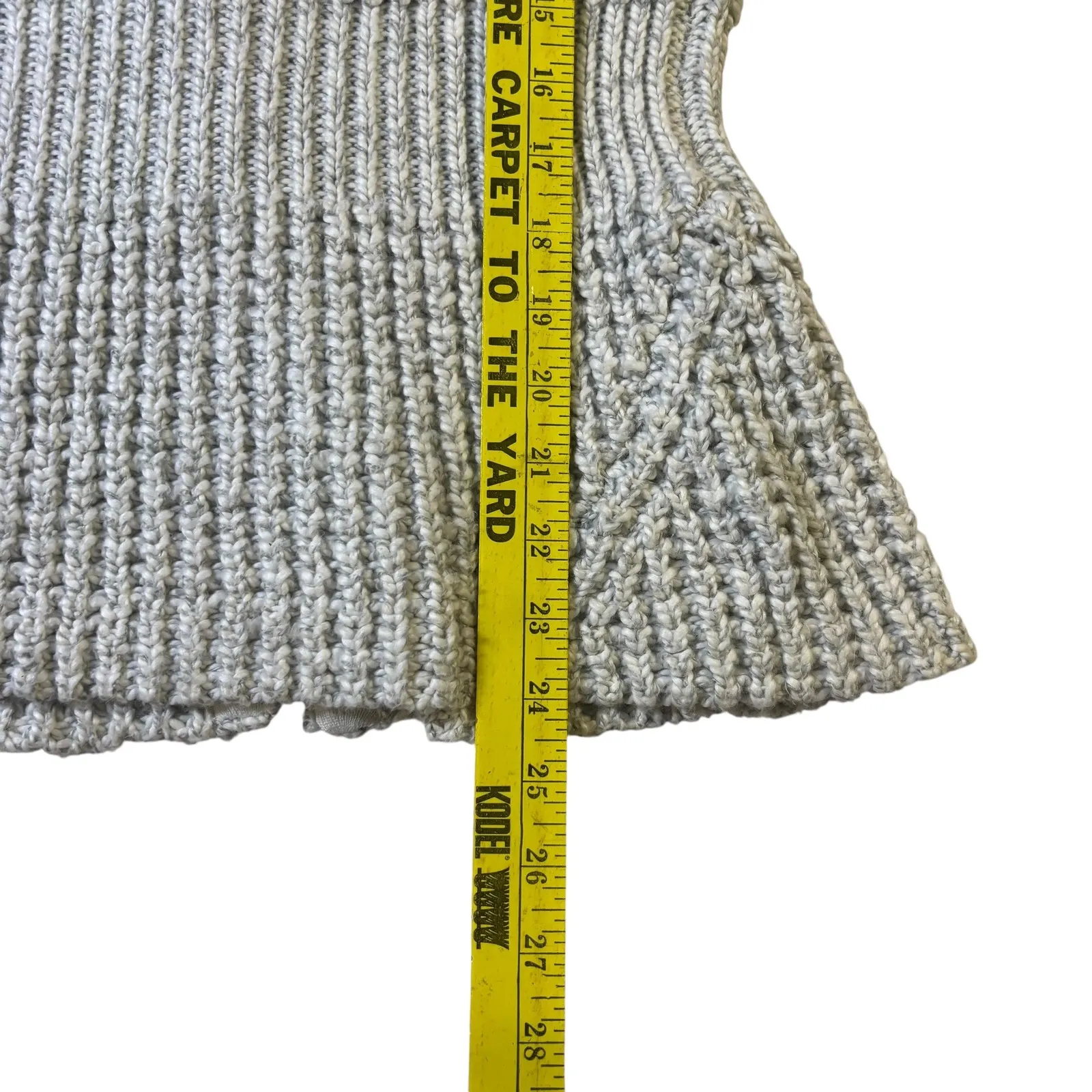 Kenneth Cole New York Button Front Knit Top Short Sleeve Medium‎ Tan - Image 10