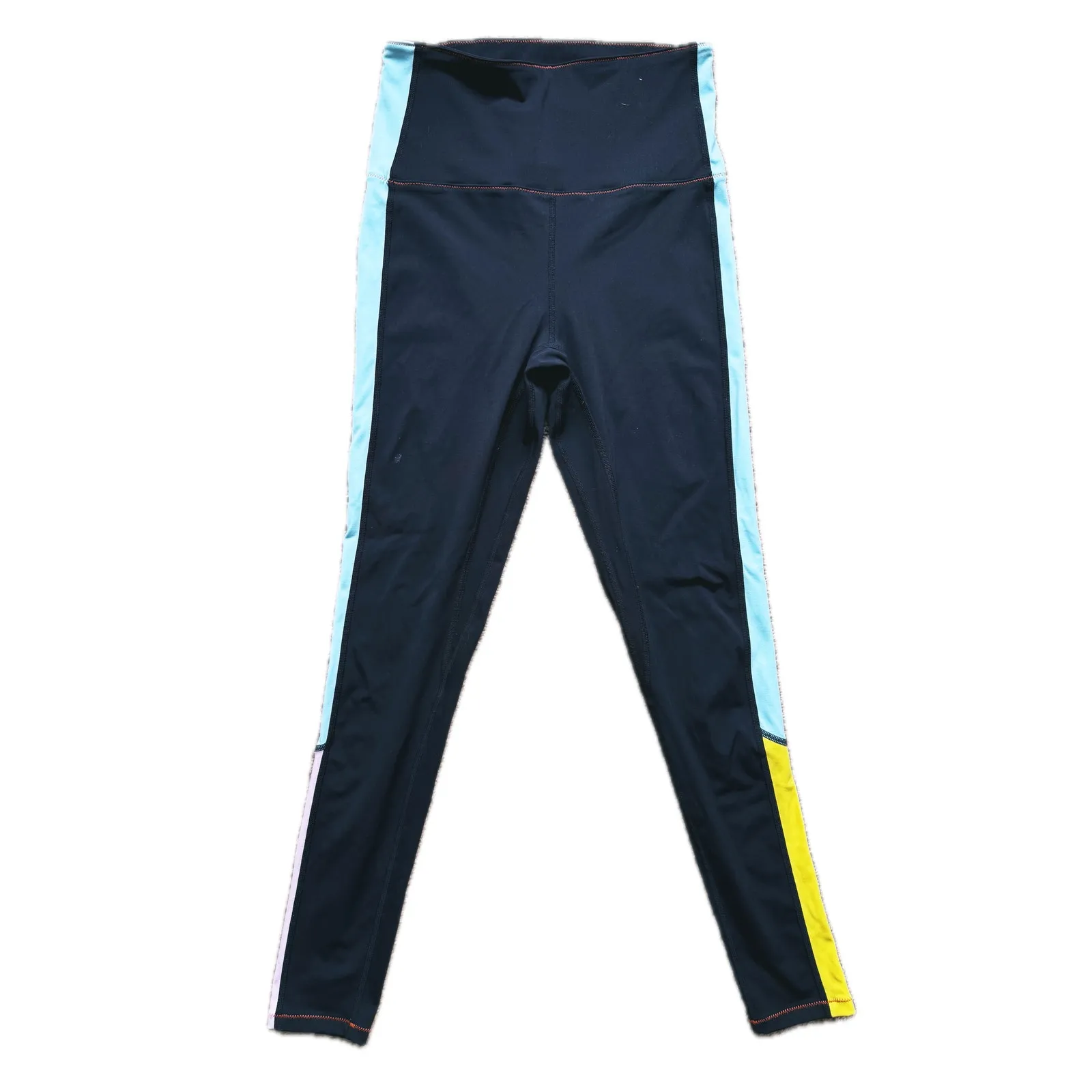 Solid & Striped Colorblock Full Length Leggings XS Black Multicolor - Image 2