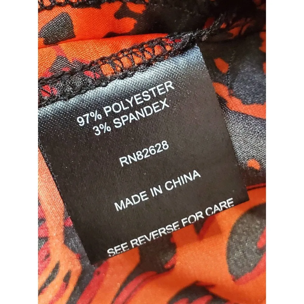 Soutlpole Collection Women's Black Floral Halter Neck Sleeveless Top Blouse XL - Image 10