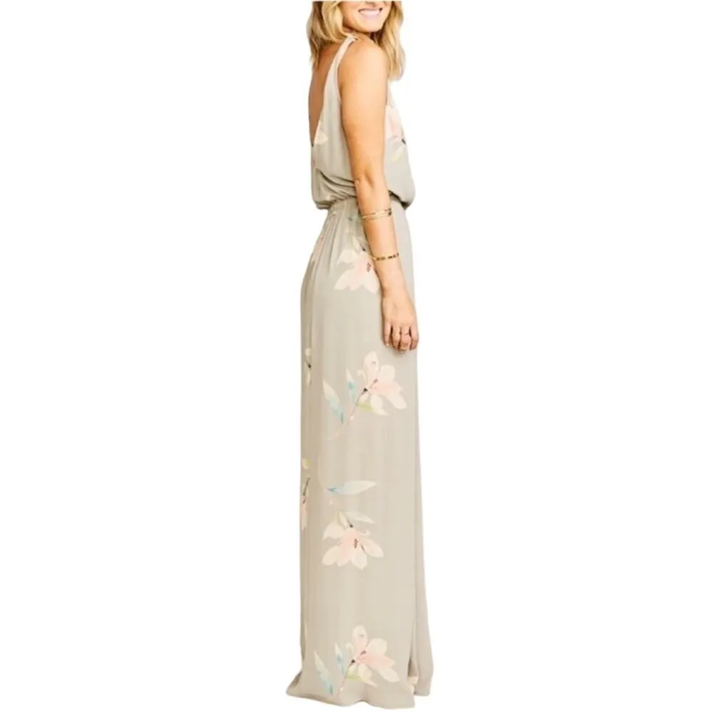 Show Me Your Mumu NEW Size XXS  Kendall Chiffon V Neck Maxi Bridesmaid Dress - Image 2