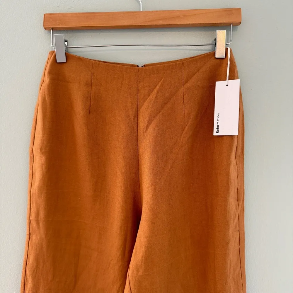 Reformation Justin Linen Pant NWT - Image 6