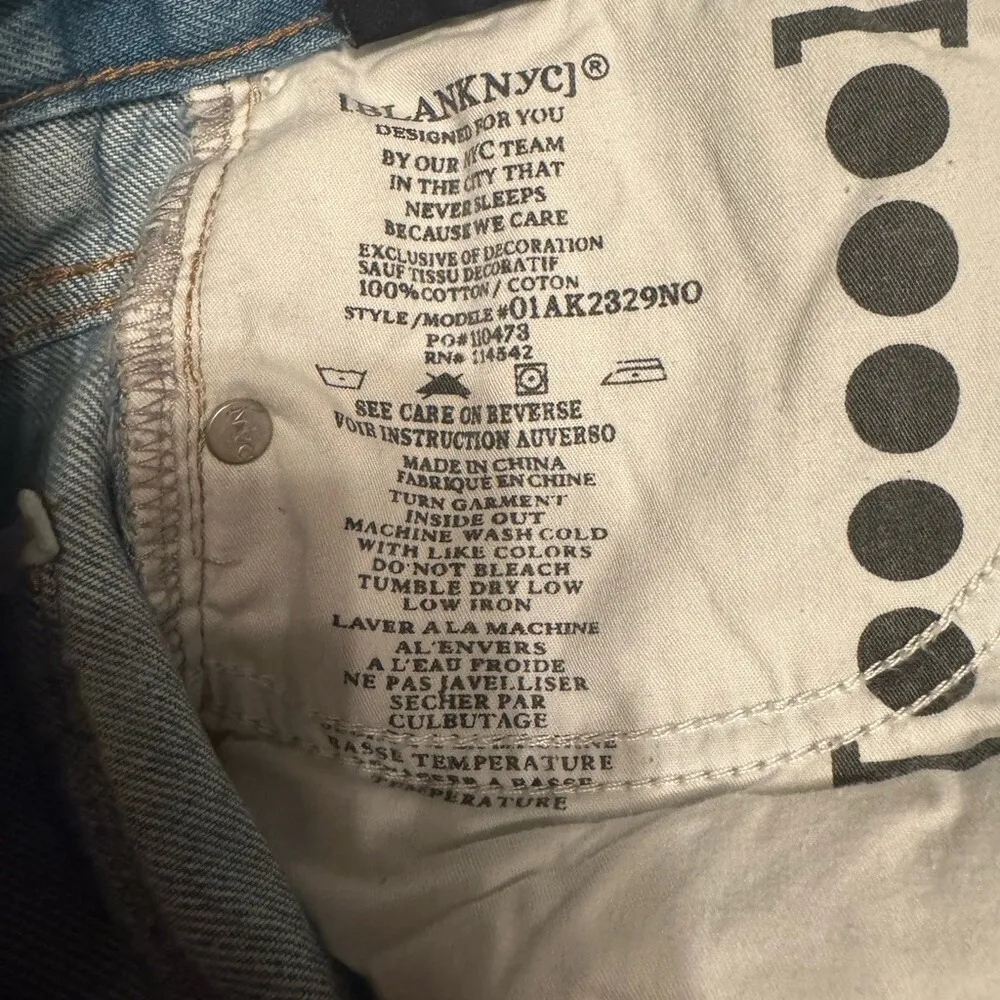 NWT BLANKNYC The Bleecker High Rise‎ Jean - Image 4