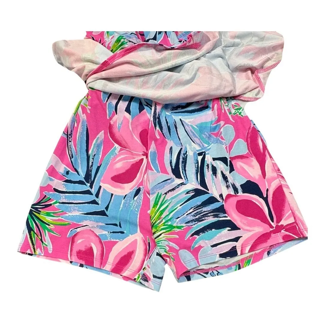 Lilly Pulitzer Jessalynne Wrap Dress Romper Cockatoo Pretty in Pink Size XS‎ - Image 9