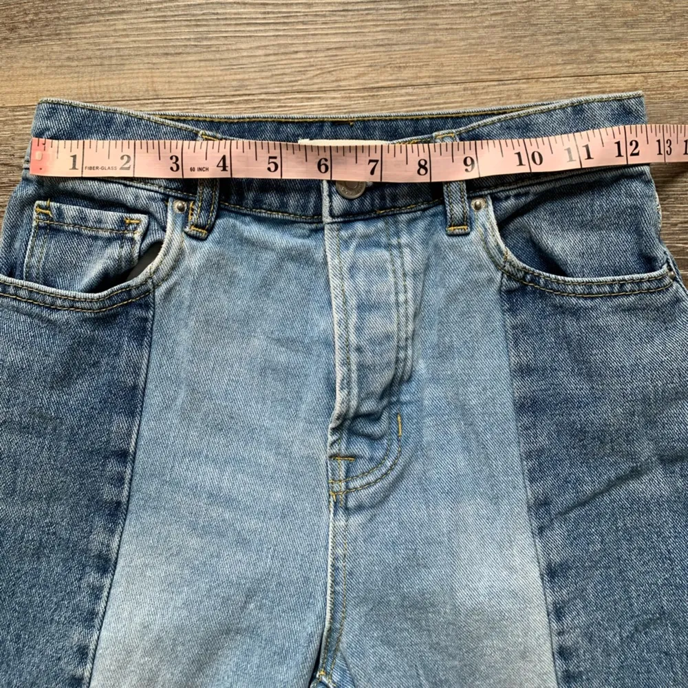 Pacsun Two Tone High Rise Straight Jeans 24 - Image 4