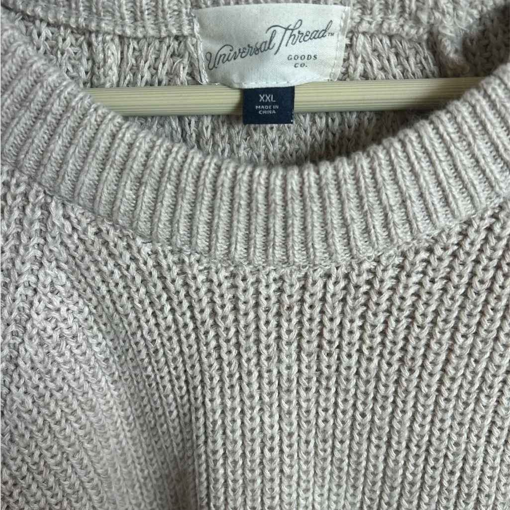 Universal Thread Cream Knit Sweater - Image 2