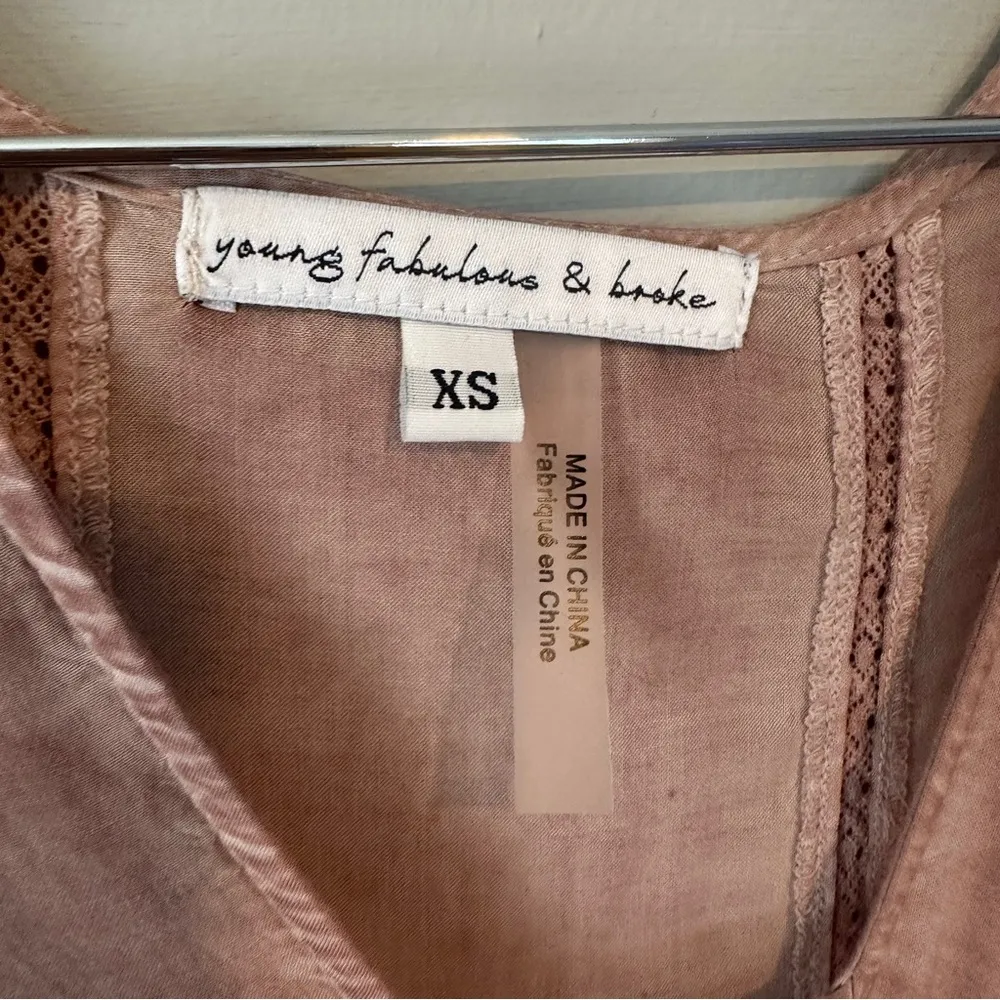 Young Fabulous and Broke Joplin Dress Dusty Mauve  Pink - Image 5