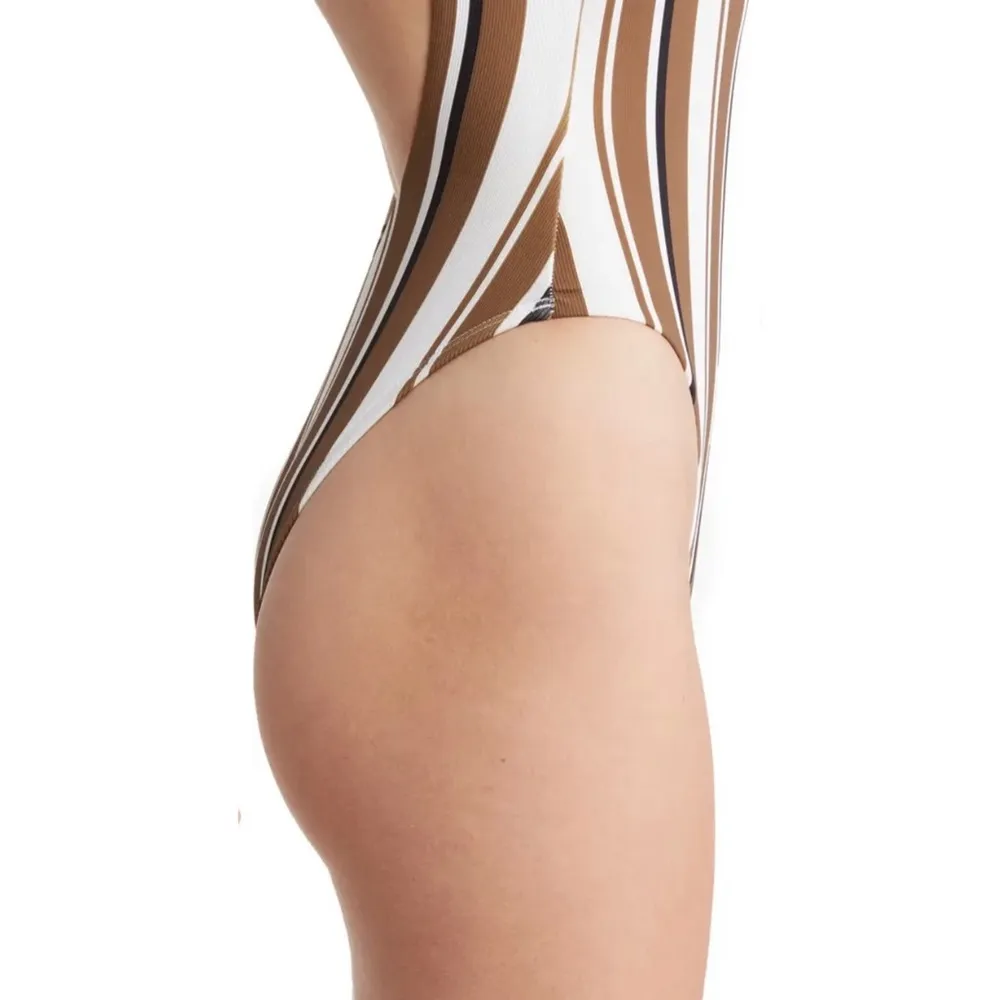 Vitamin A stripe deep low back one piece - Image 4