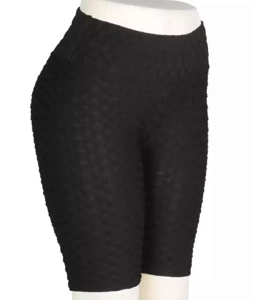 Scrunch Butt Biker Shorts Black Size L - Image 2