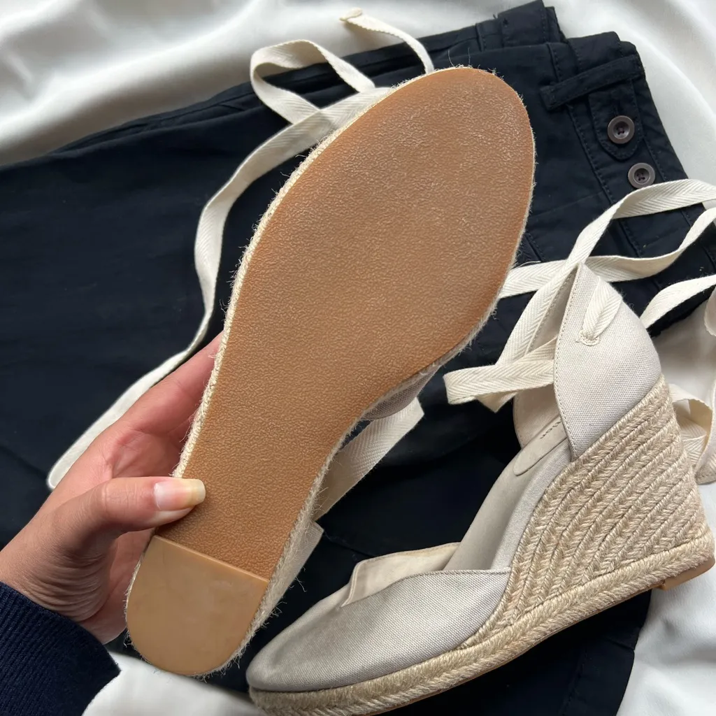 REFORMATION Camilla Lace Up Wedge Espadrille 👢✨ - Image 5