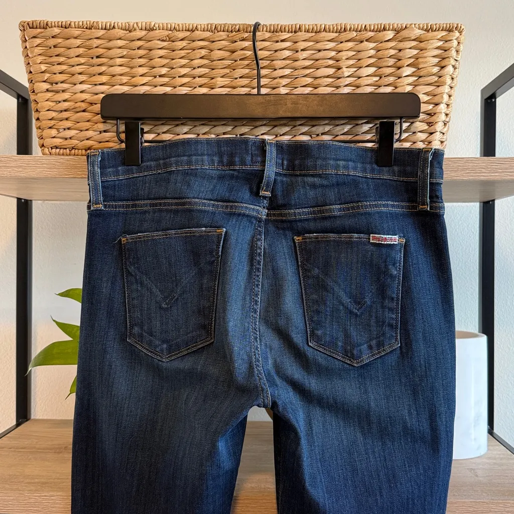 Hudson Nico Mid-Rise Super Skinny Distressed Jeans, 28 - Image 5