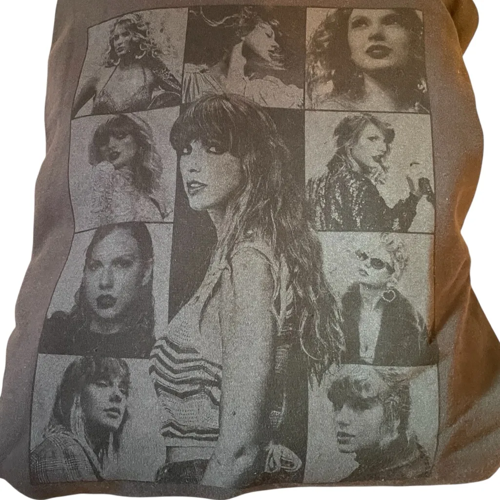 NEW Taylor Swift The Eras Tour Original US Dates Black Hoodie Merch Size Large - Image 6