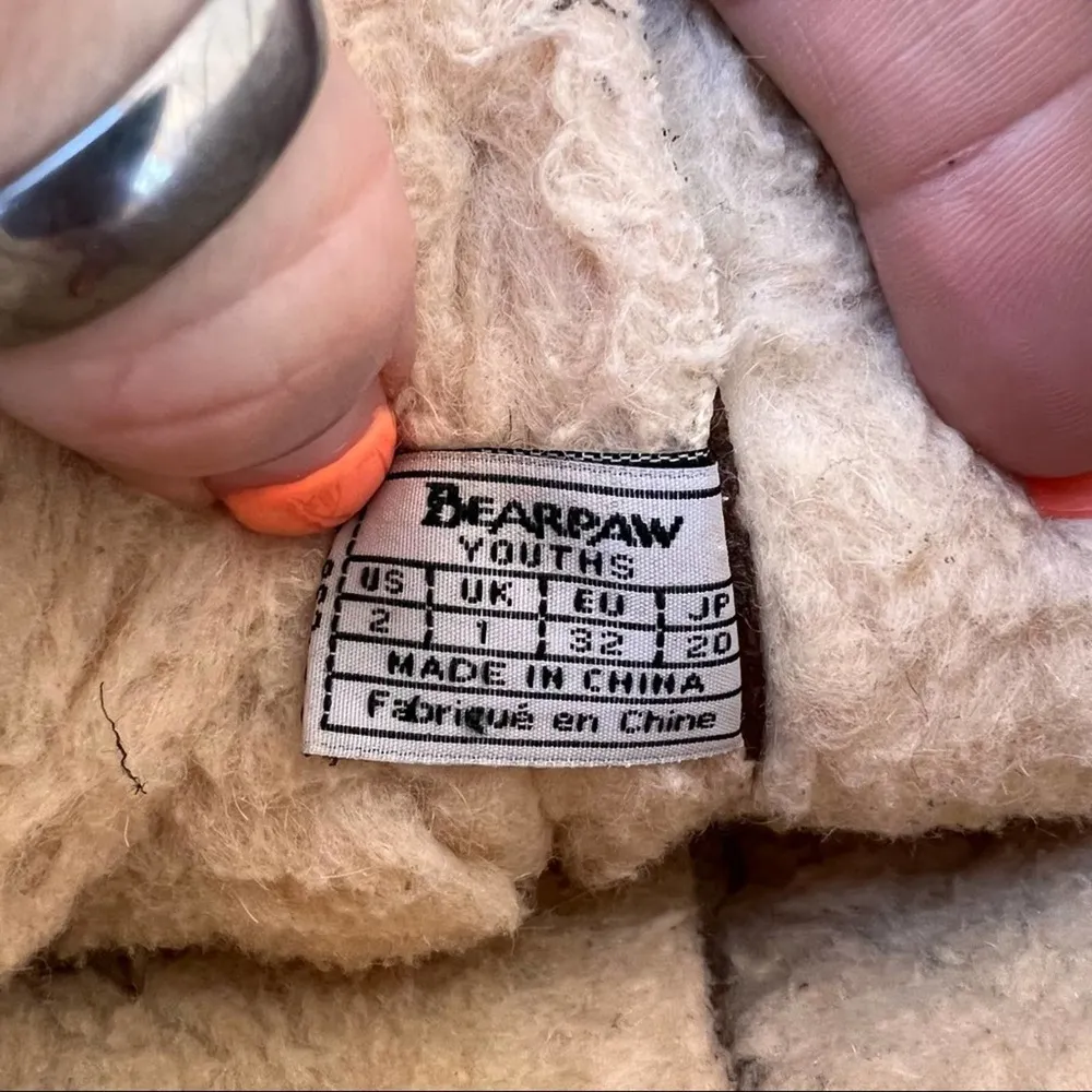 BearPaw Lori Tan Toggle suede shearling winter boots - Image 7