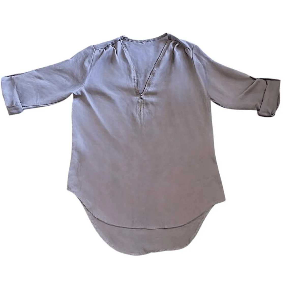 Women Gray Quarter Zip High - Image 3