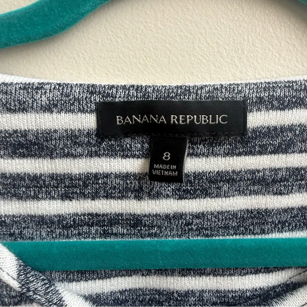 Banana Republic Knit Sheath Dress striped Size 8 - Image 5