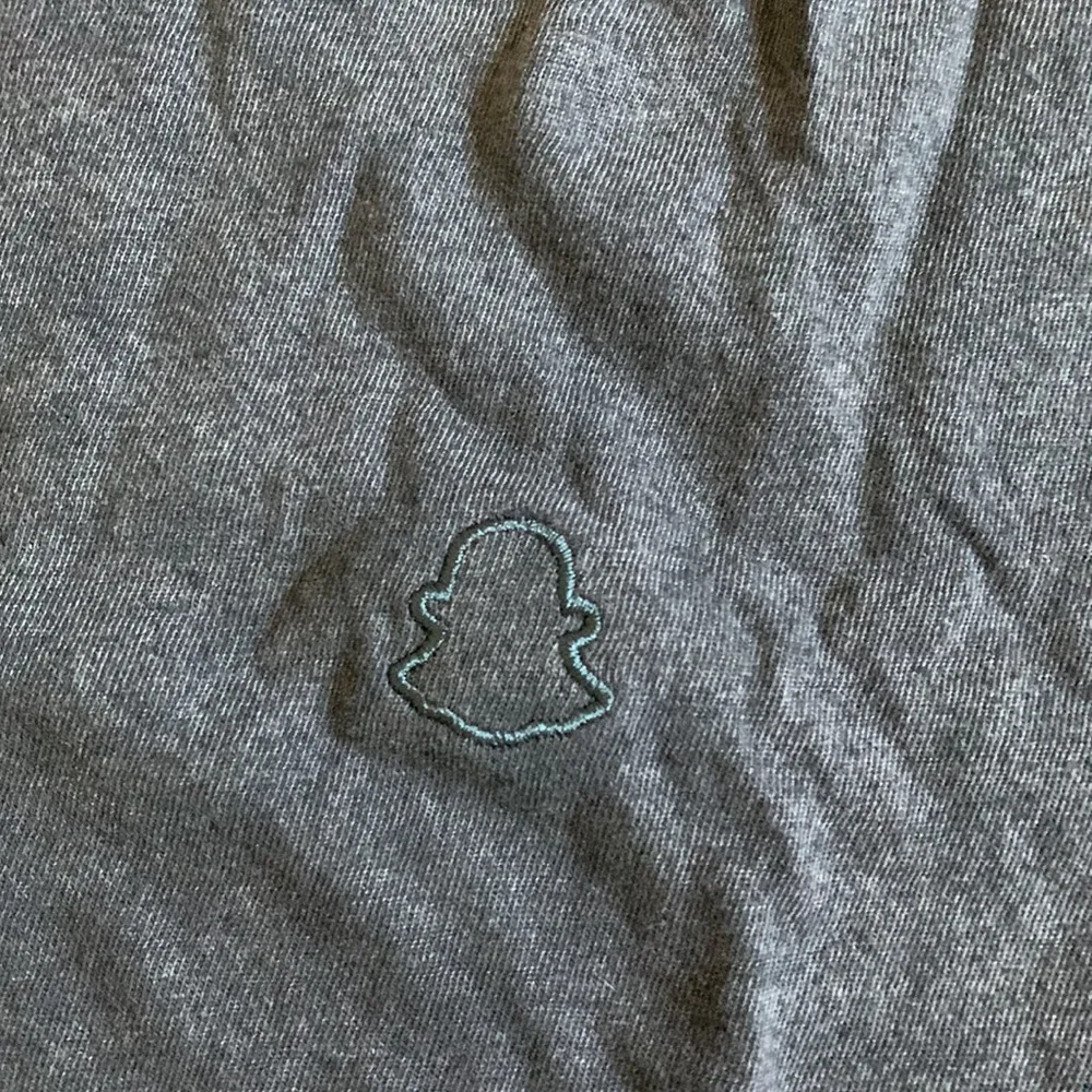Gray Snapchat short sleeve t - Image 2