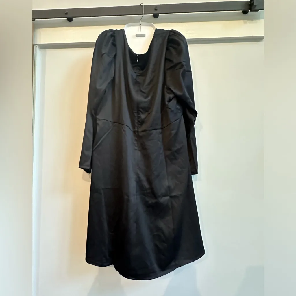 🌸Danielle Bernstein black long sleeve size 20W dress - Image 2