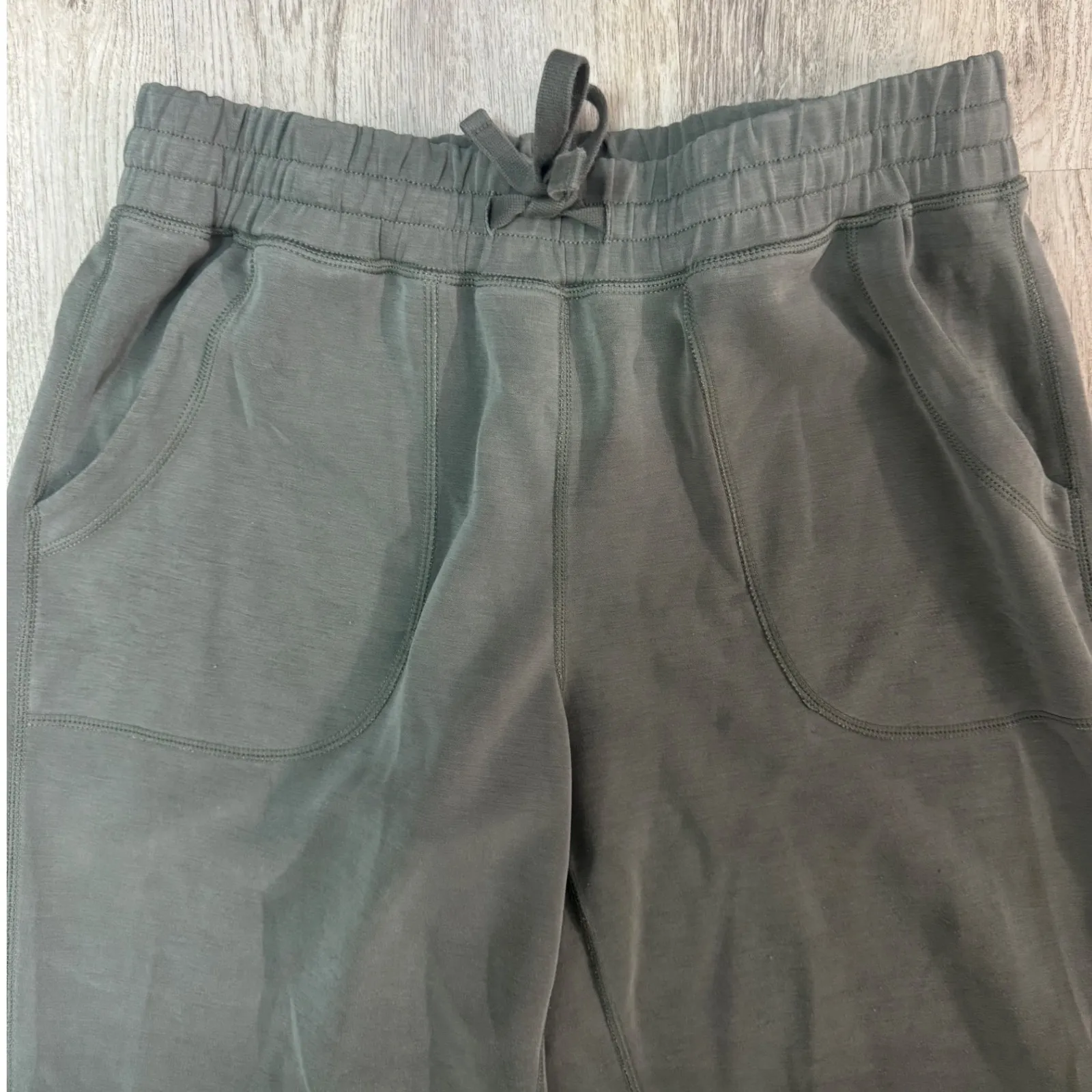 Bailey 44 Joggers Casual‎ Drawstring Elastic Waist Olive Green - Image 4