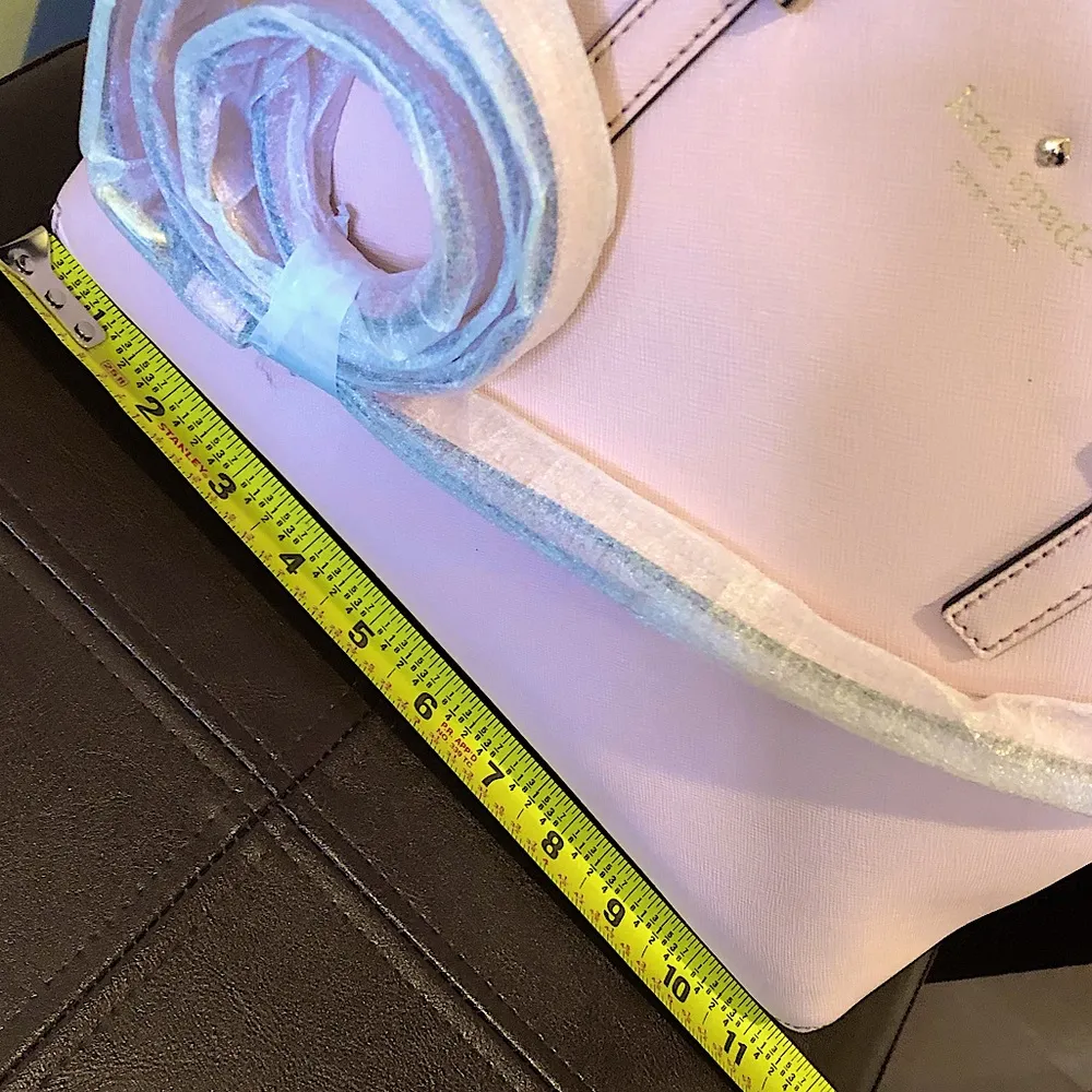 KATE SPADE Pink Cedar Street Maise Leather Top Handle Tote Crossbody NWOT - Image 7