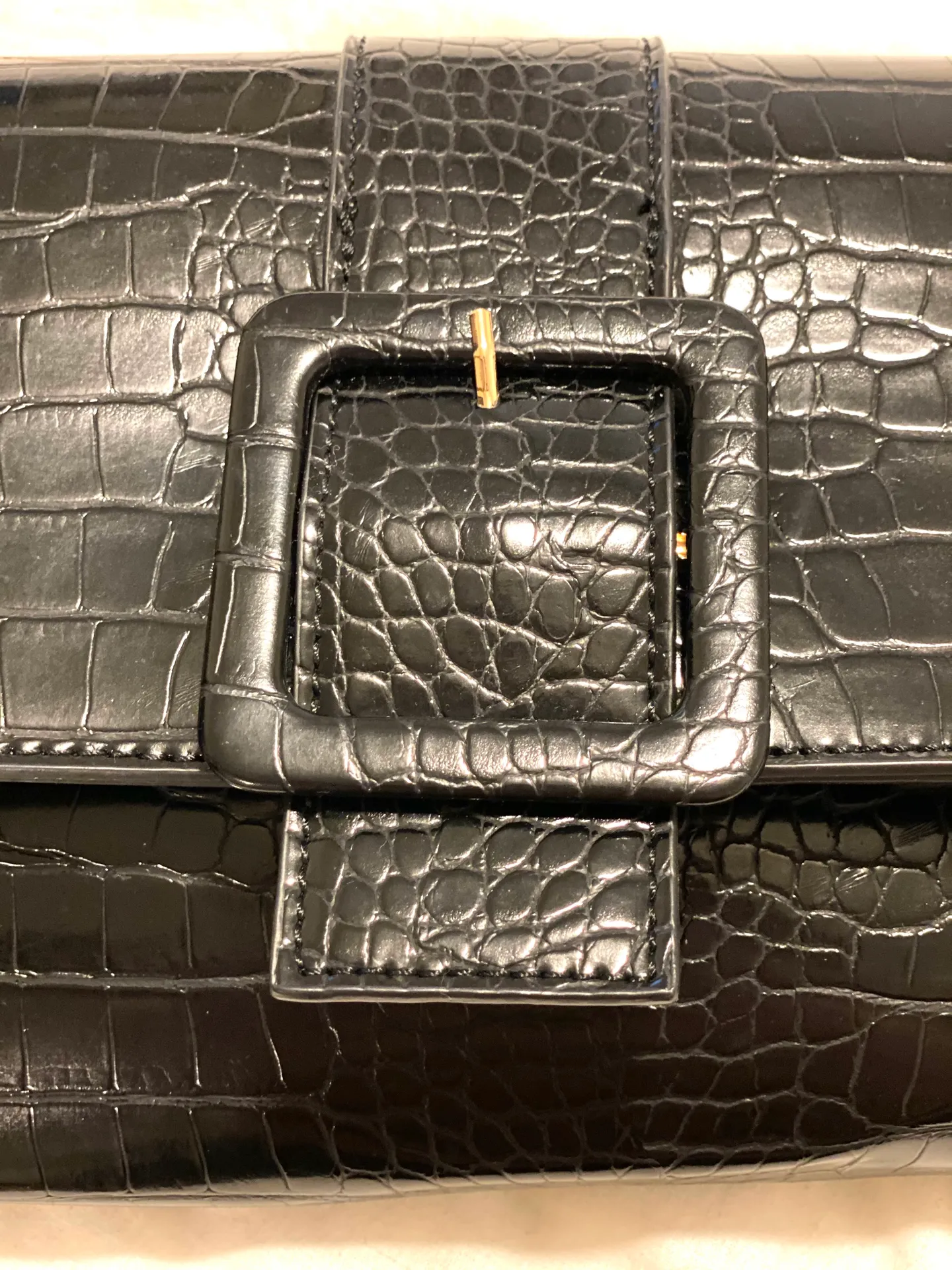 VICI Black Snakeskin Crossbody Bag  - Image 4