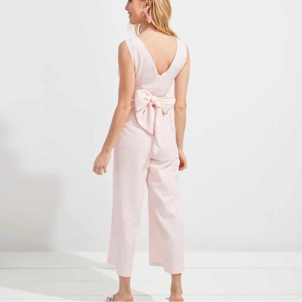 Vineyard Vines - Palm Beach Lately Striped Wrap‎ Jumpsuit - Image 2