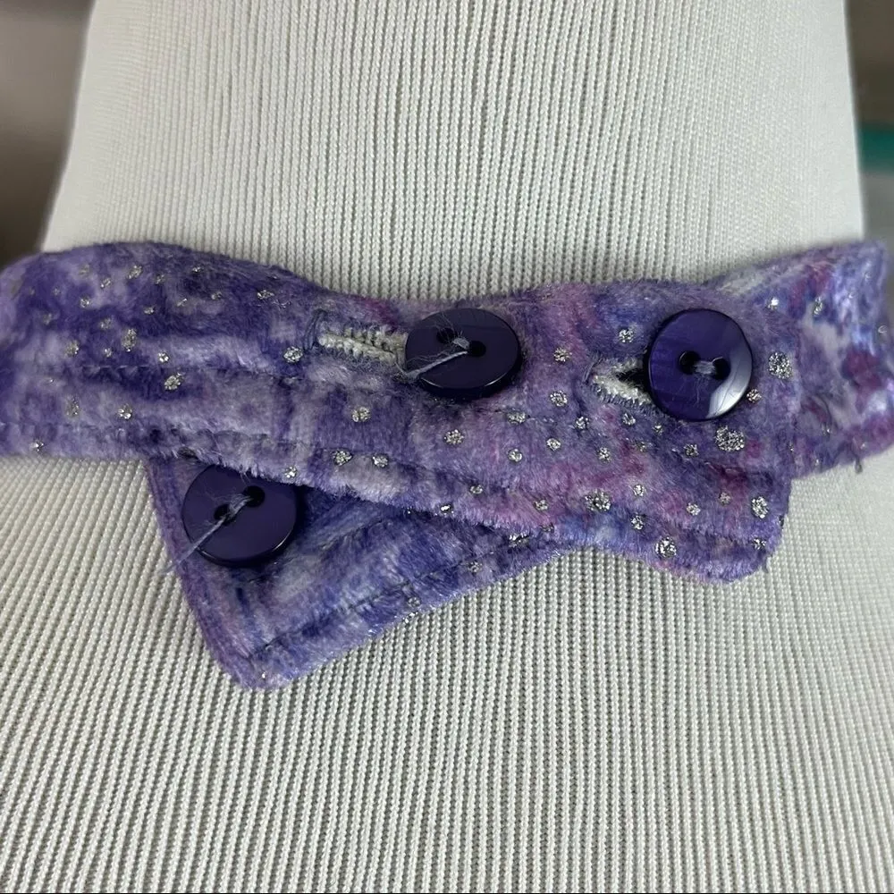 Vintage 90’s Does 70’s Gunne Sax Purple Marbled Body Con Dress 9/10 - Image 5