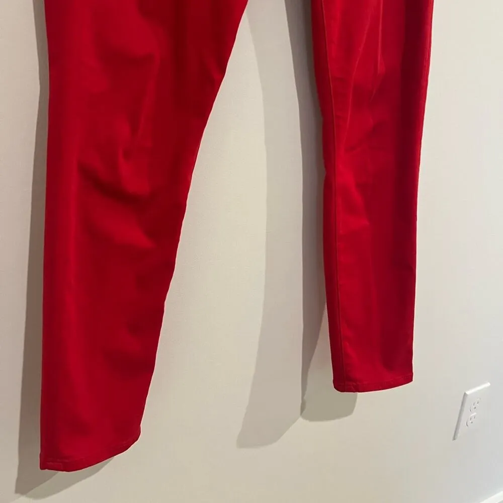 AG Adriano Goldschmied The Abbey Ankle Women 29R Red Pant Novelty Classic Midris - Image 5