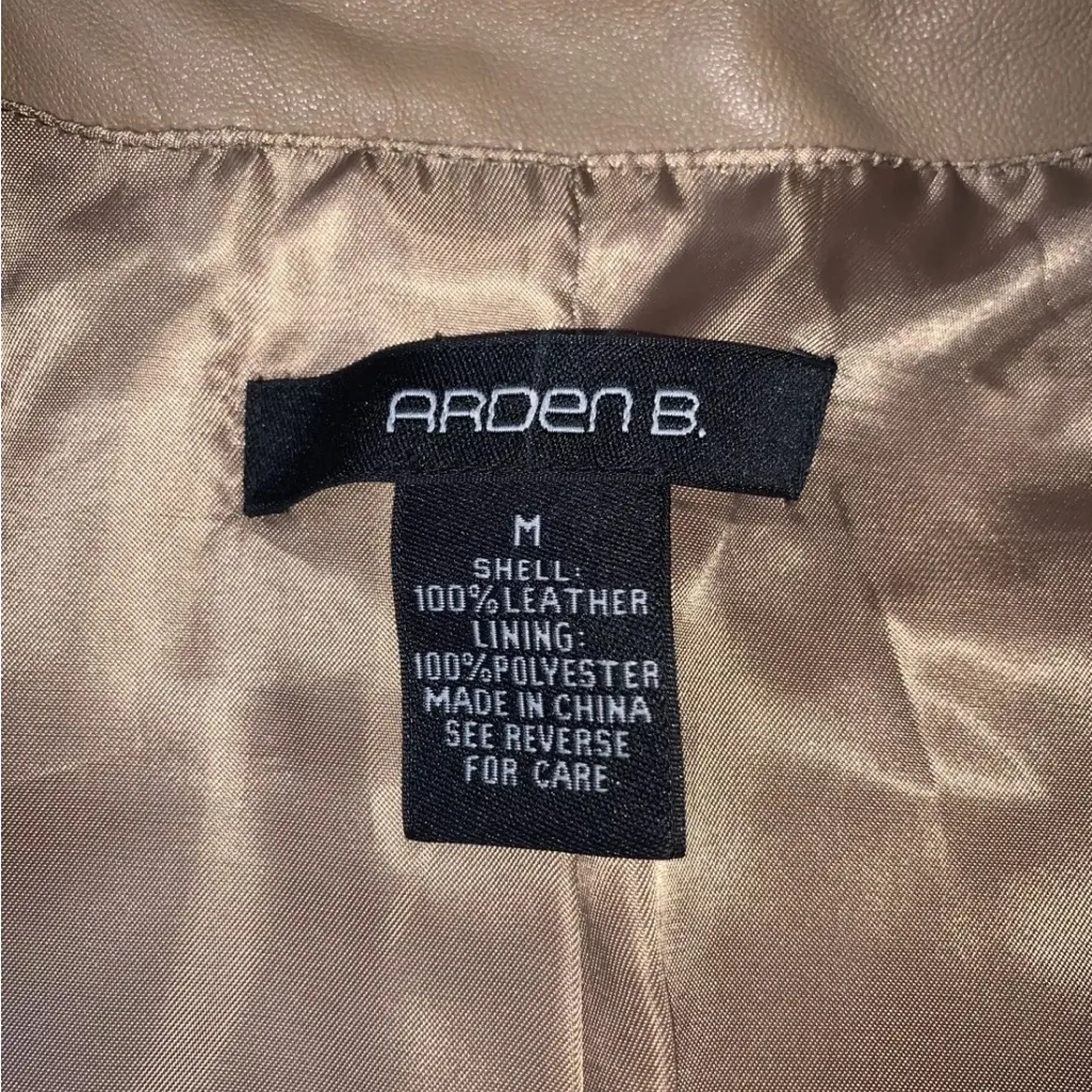 Arden B  Suede/Leather Long Trench Jacket - Image 4