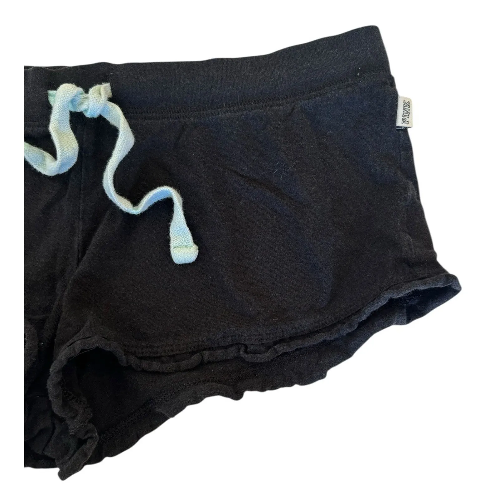 Victoria’s Secret PINK Dog Logo Sleep Shorts Sexy Pajamas Ruffled Size XS Black - Image 5