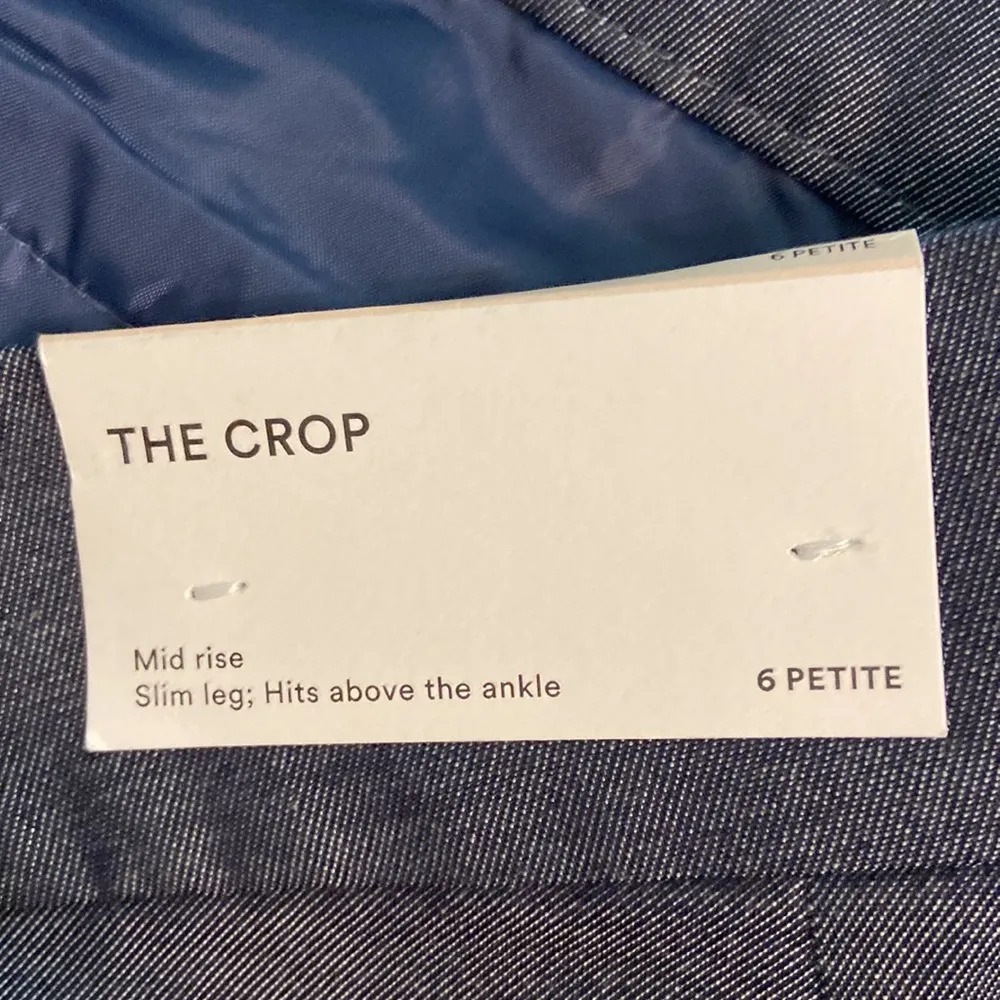 Ann Taylor Factory Stylish Navy Blue Cropped Pants size 6 brand new inseam 22” - Image 11