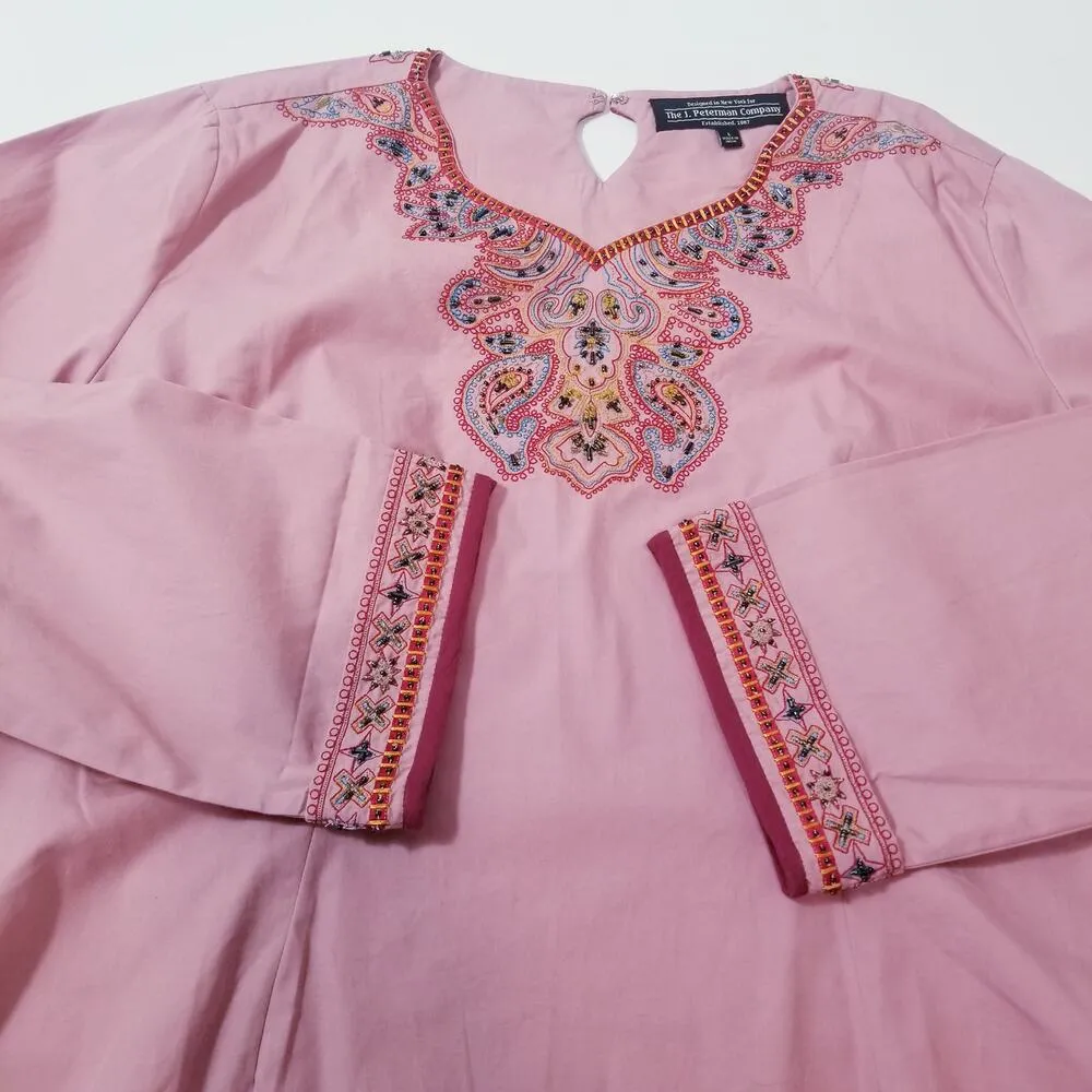 J. Peterman Epiphany Kaftan Tunic and Pants Co - Image 5