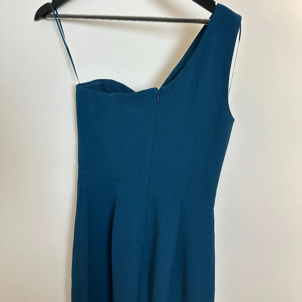 DRESS THE POPULATION Magnolia One-Shoulder Asymmetric Body-Con Midi Dress NWT - Image 6