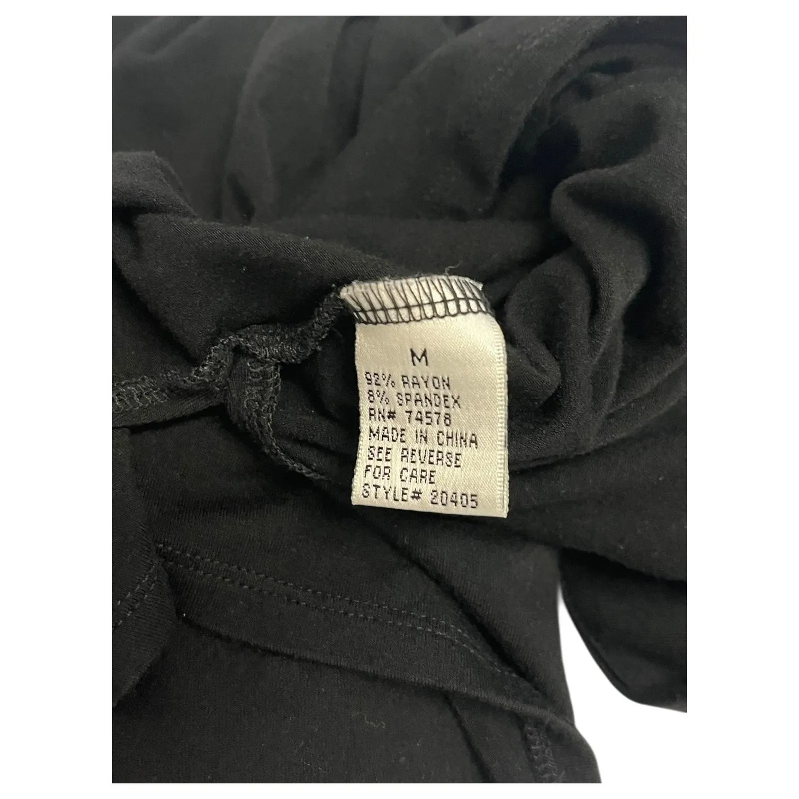 VTG Cache Halter Top Womens Medium Black Babydoll Crochet Boho Y2K Retro Fairy - Image 9