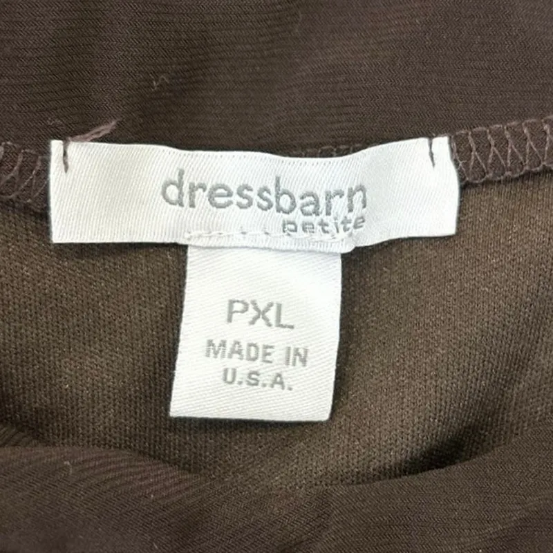 Dressbarn Multicolor Boho Paisley Print Sleeveless Bubble Blouse Top Size XLP - Image 5