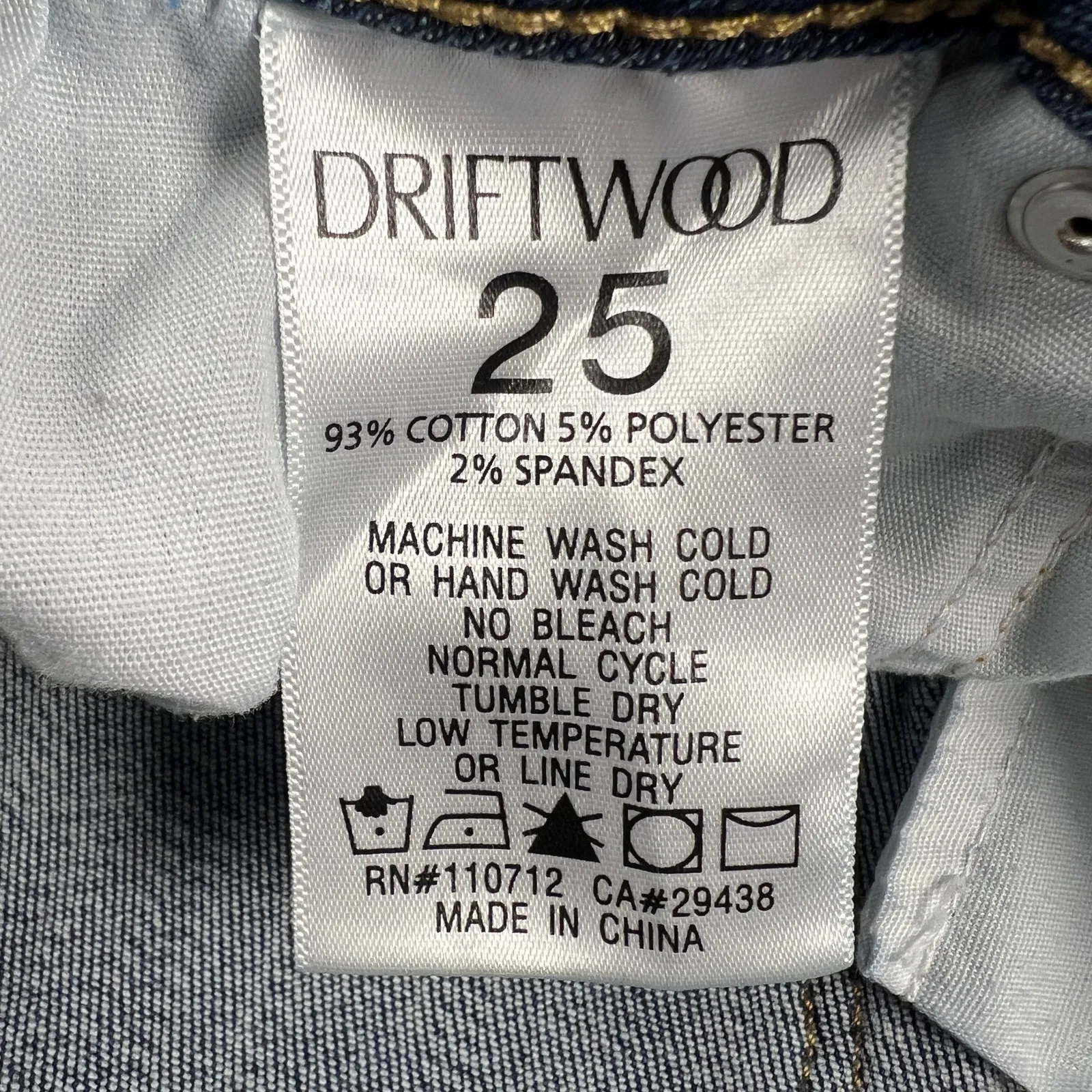 Driftwood Jackie High Rise Southwest Embroidered Ankle Jeans 28" Inseam Size 25 - Image 7