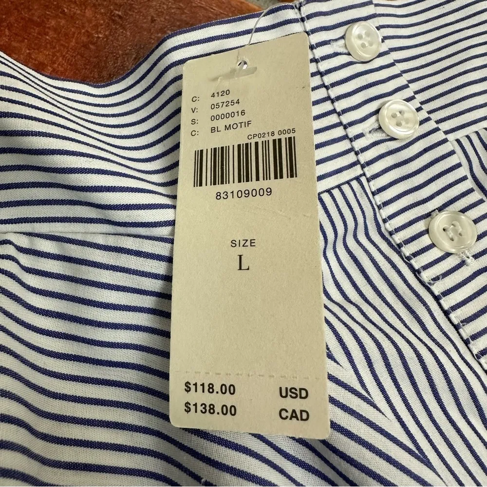 NWT Maeve Anthropologie Deconstructed Oxford Skirt Skirt - Image 7