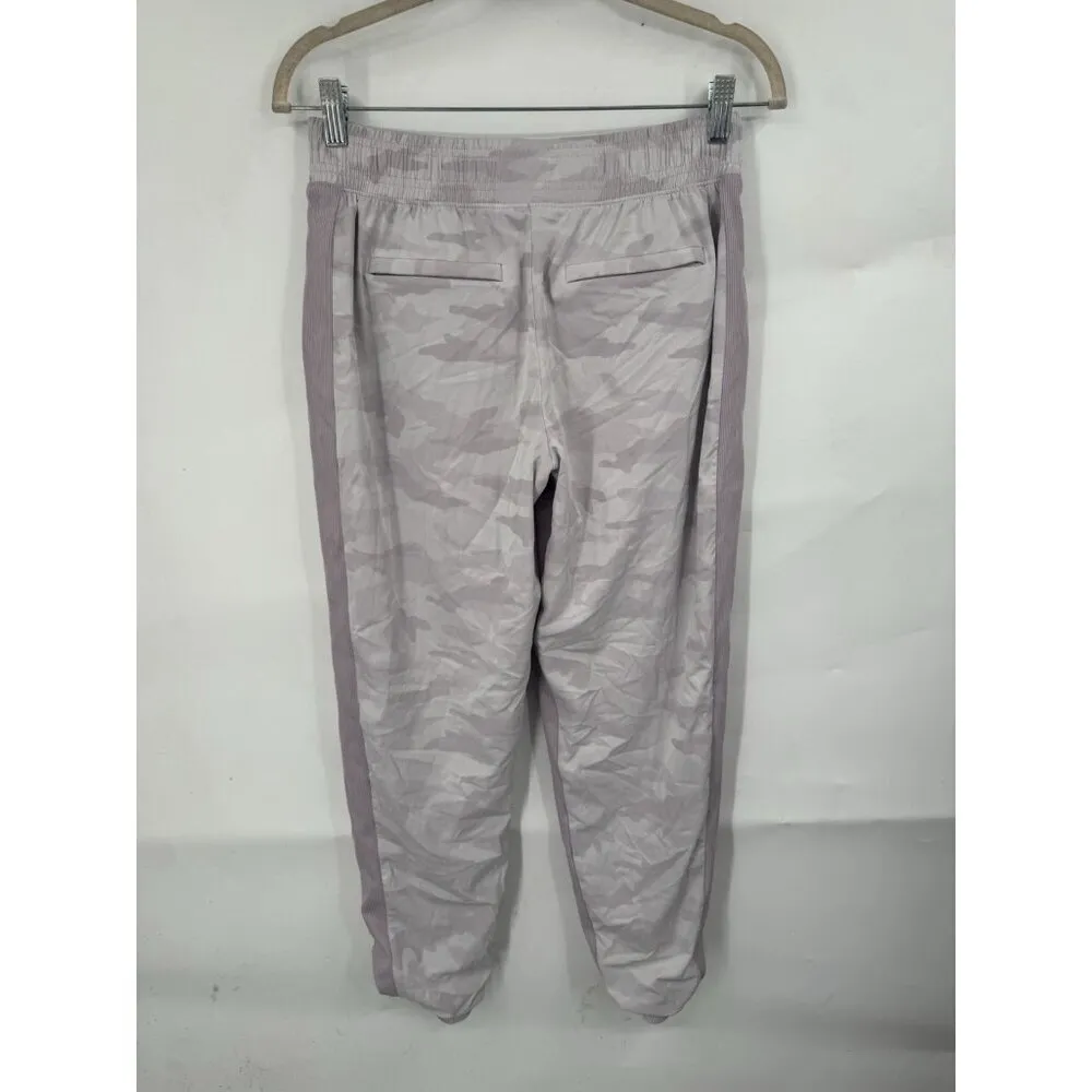 Athleta Brooklyn Lined Camo‎ Jogger Lavender Purple Women 2 Athletic Athleisure - Image 9