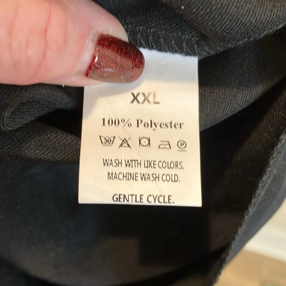 Black vest notch collar NWOT Size XXL - Image 6