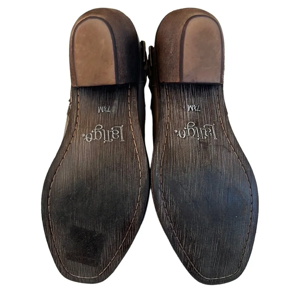 EUC Anthro / Latigo Prema Leather Booties - Image 8