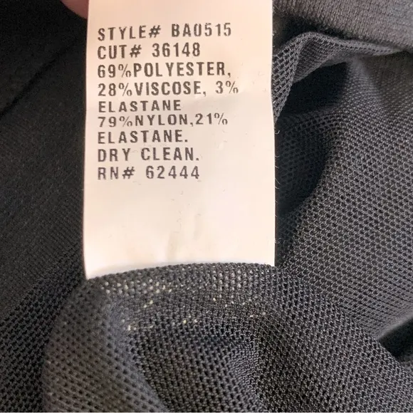 Artelier‎ Nicole Miller Black Cotton Metal Sandy Skirt Size 6 - Image 8