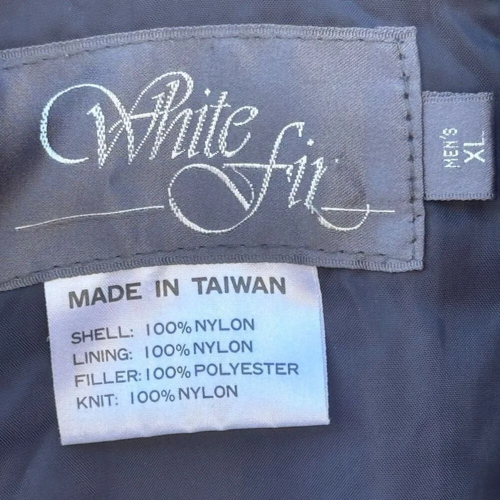 Vintage WHITE FIR Blue Ski Suit Snowsuit Winter suit Size L - Image 3