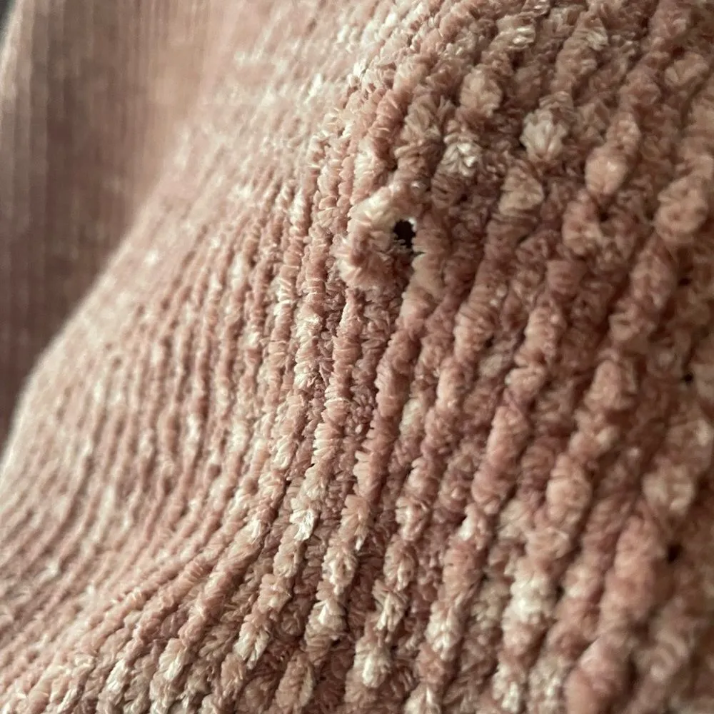 Cozy Pink Aero Velvet Sweater - Image 2