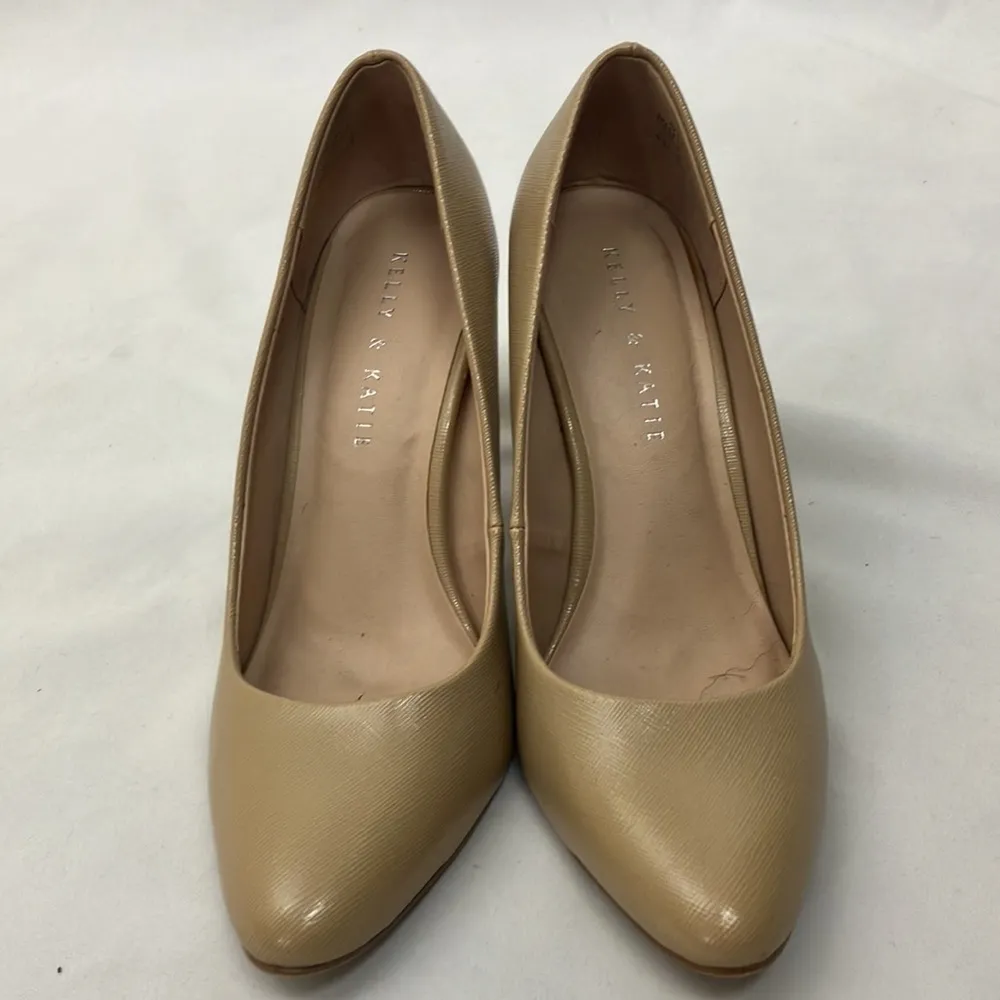 Kelly & Katie Elegant Tiana Beige High Heels woman’s size 8.5 - Image 2