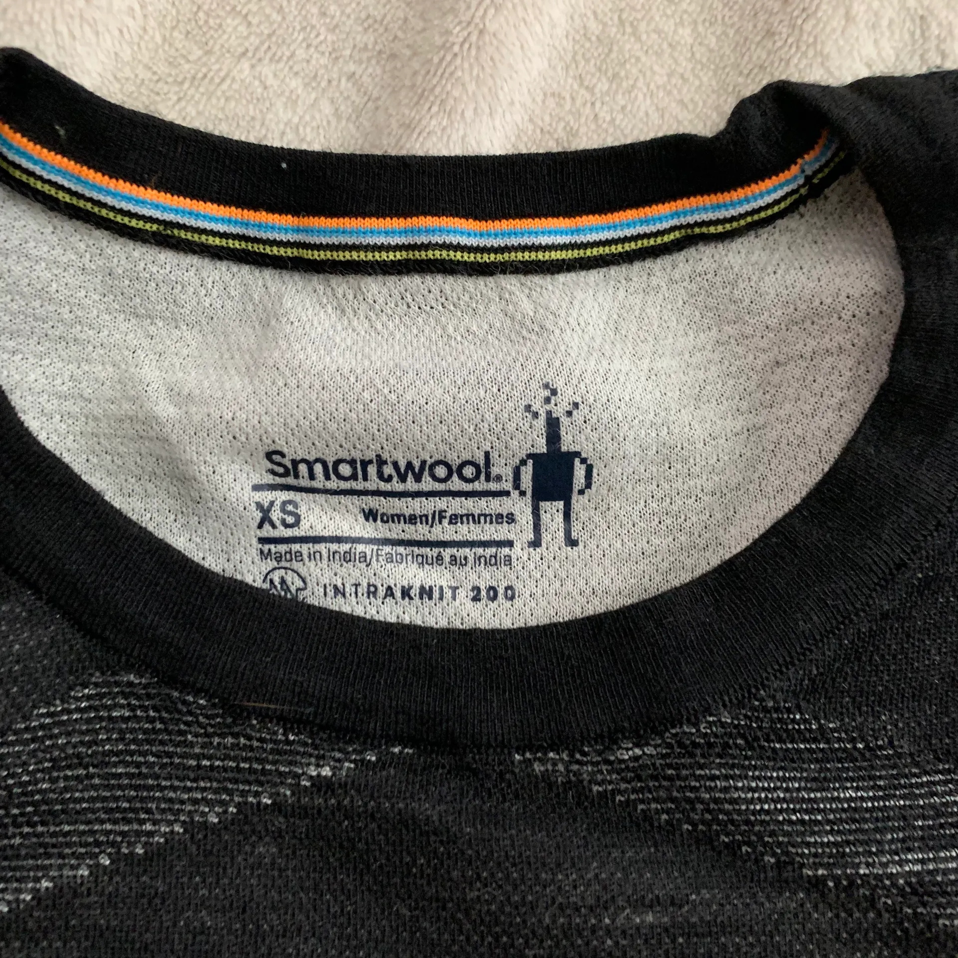 Smartwool Intraknit 200 Base Layer Top Black - Image 3