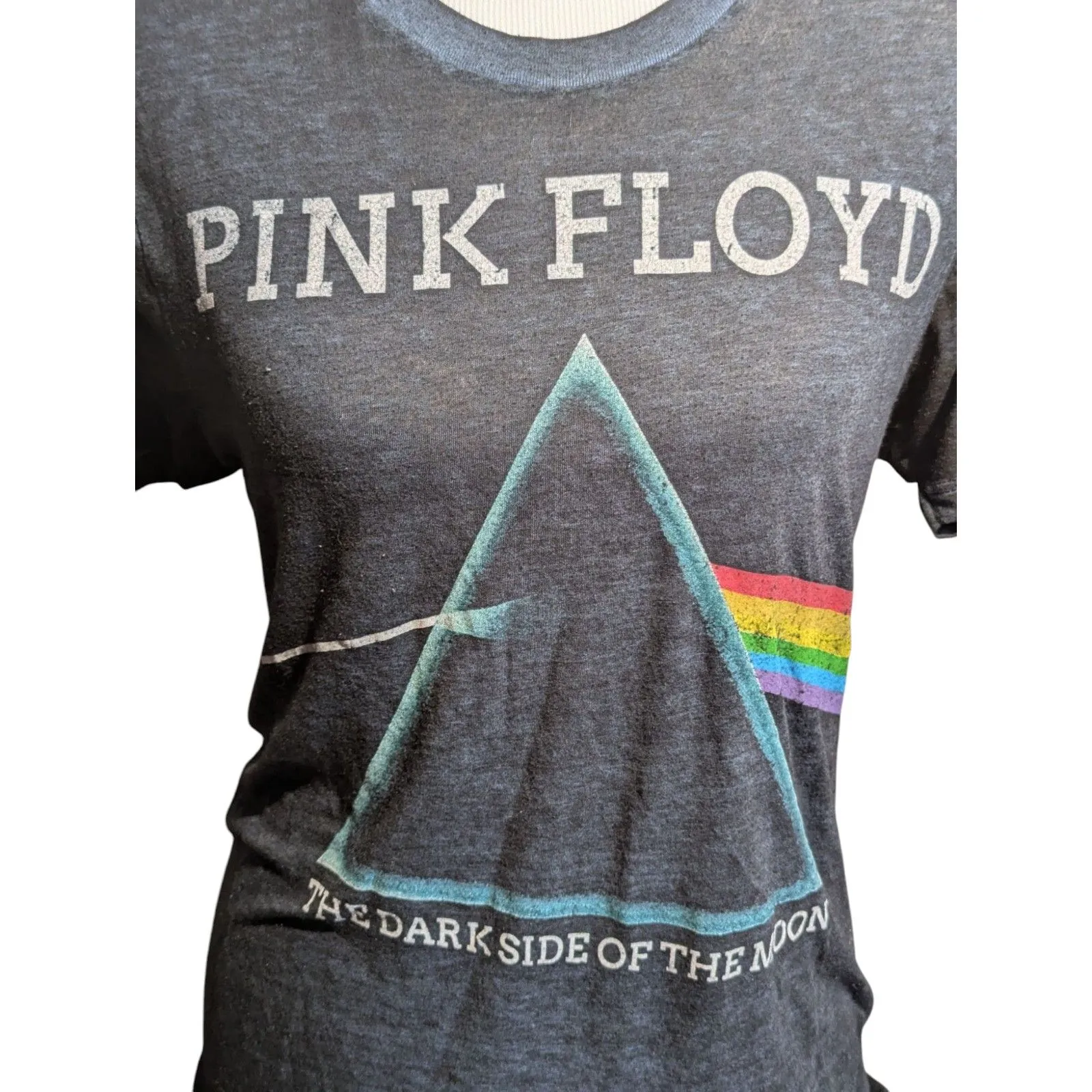 Pink Floyd Dark Side of the Moon T-Shirt Black Small S Prism Graphic Band Tee - Image 2