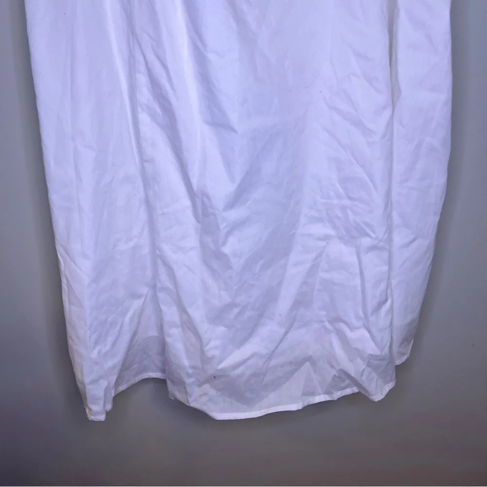 NWT And Now This Tie Shoulder Sleeveless Mini Dress White SZ 3X Minimalist - Image 4