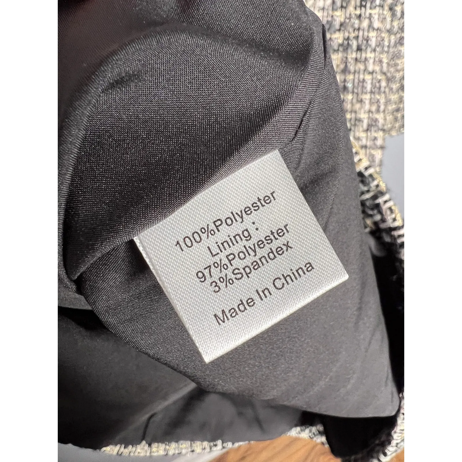 Tuckernuck Smoke and Mirrors Long Sleeve Tweed Jackie Dress Size XS - Image 9