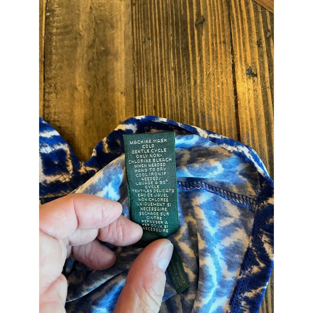 Ralph Lauren Career Dress Women 8 Blue Easter Spring Wedding Church Flattering - Image 8